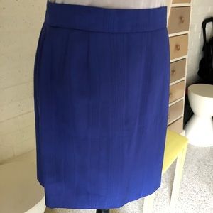 Escada Skirt EU42 Blue Moire